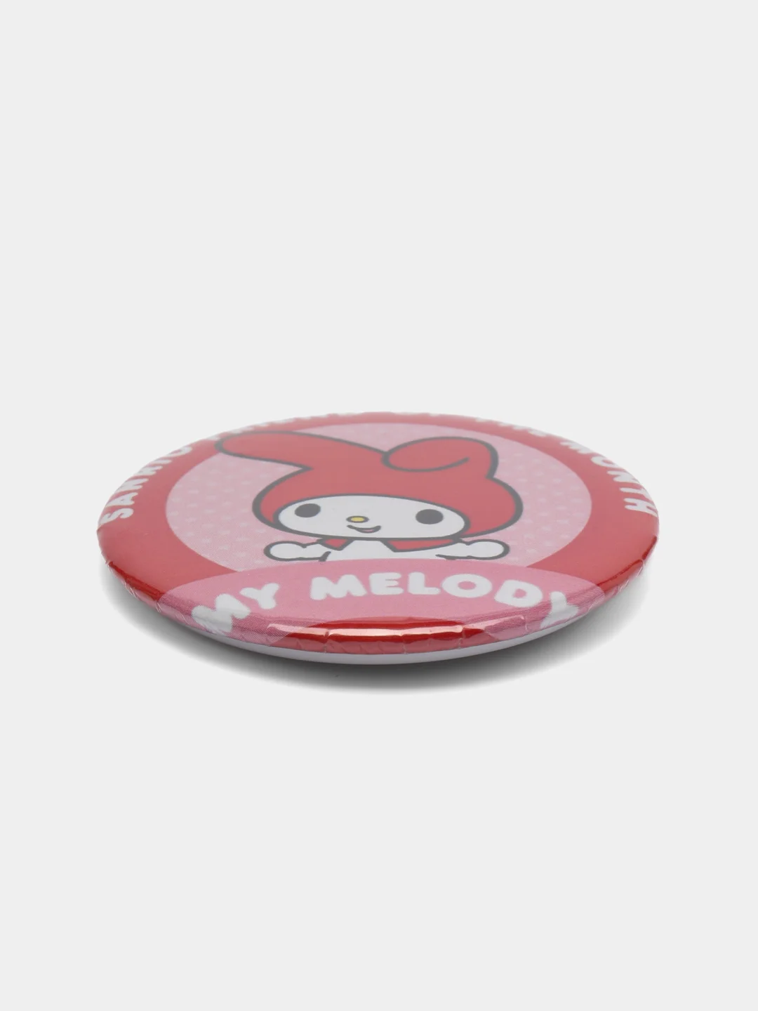 Красный значок для девочек Hello Kitty, круглый, 56 мм