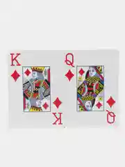 Красный карты пластиковые для игры в покер, колода из 54 карт
