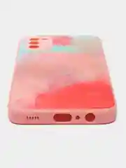 Алый силиконовый чехол Samsung A03S, M32, A22, с защитой камеры, с защитой камеры