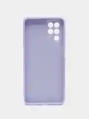 Голубой силиконовый чехол Samsung A03S, M32, A22, с защитой камеры, с защитой камеры