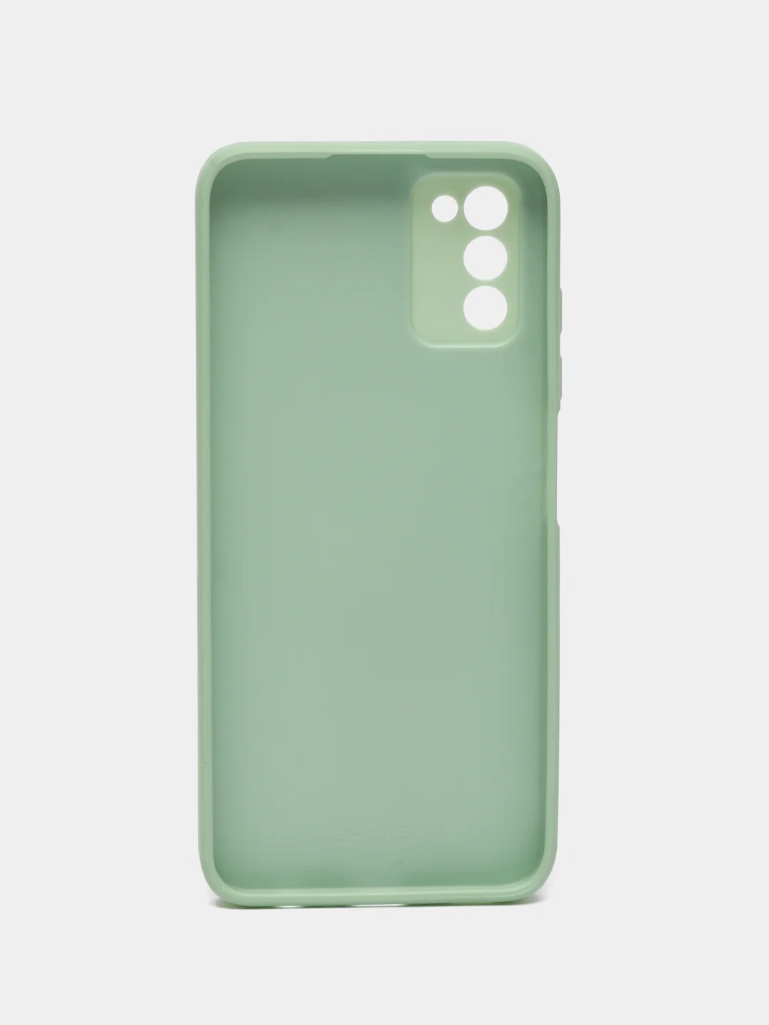 Бирюзовый силиконовый чехол Samsung A03S, M32, A22, с защитой камеры, с защитой камеры