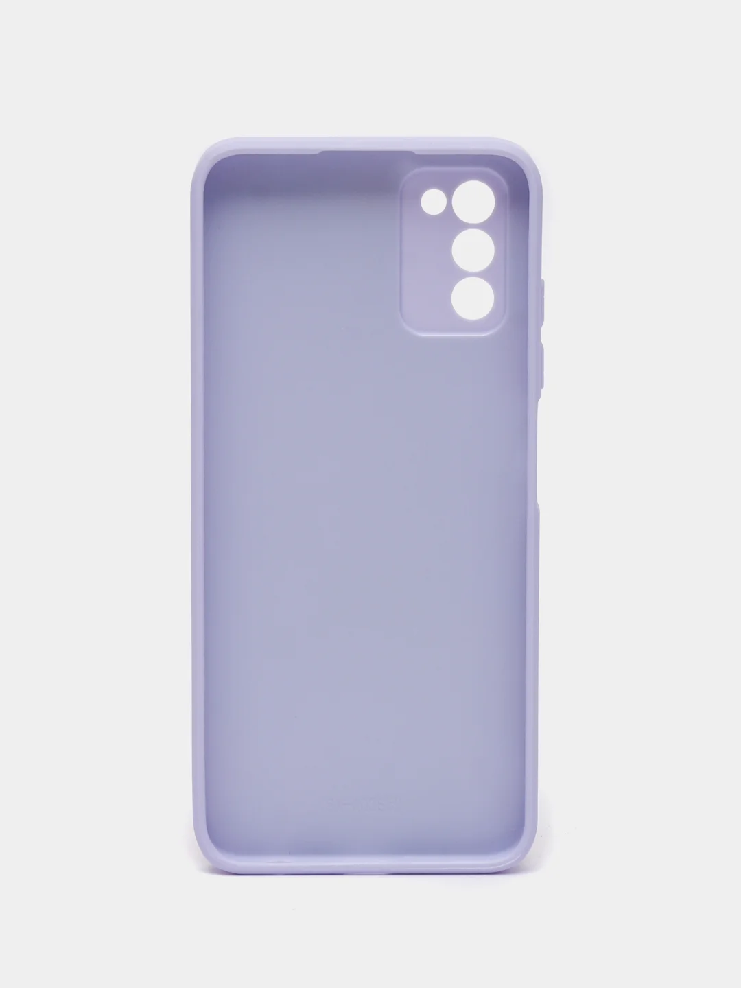 Лавандовый силиконовый чехол Samsung A03S, M32, A22, с защитой камеры, с защитой камеры