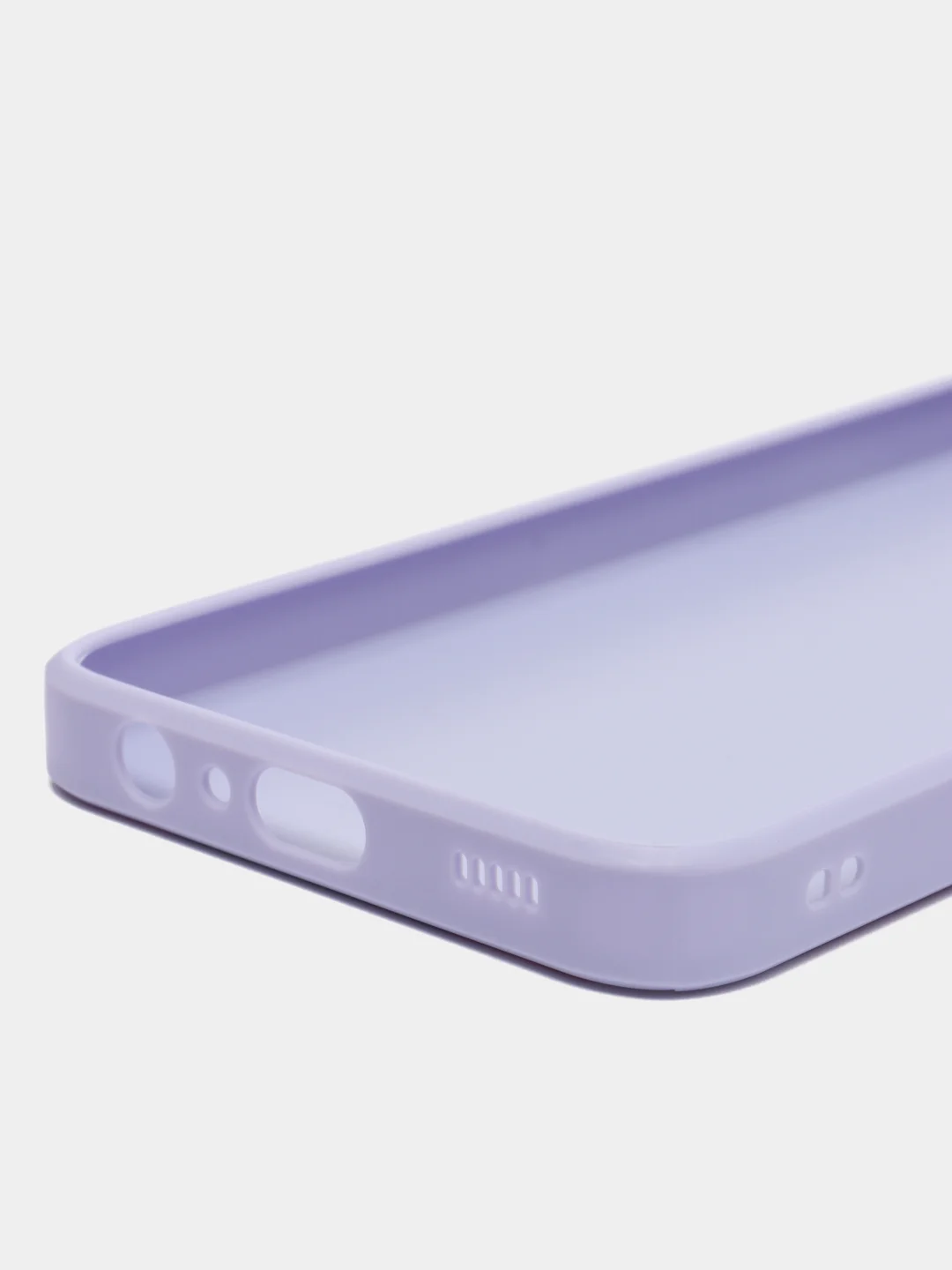Лавандовый силиконовый чехол Samsung A03S, M32, A22, с защитой камеры, с защитой камеры