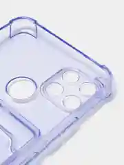Лавандовый противоударный чехол с карманом для карт Realme C21, C25, C11, 2021, C25, C30, C31, C33, C35