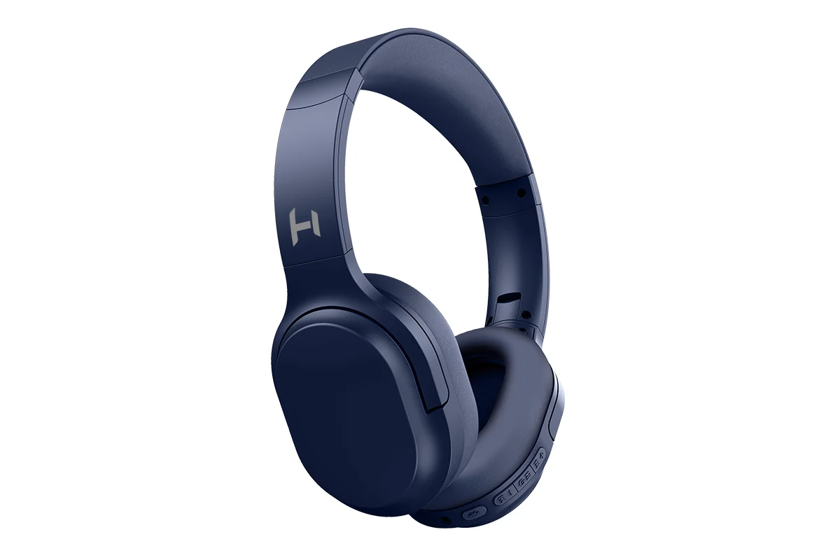 Синий беспроводные наушники Harper HB-712, Шумоподавление, Bluetooth 5.0 с быстрой зарядкой