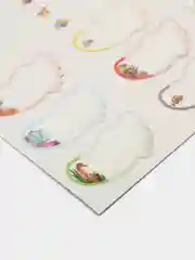 Ледяной наклейки на канцтовары именные