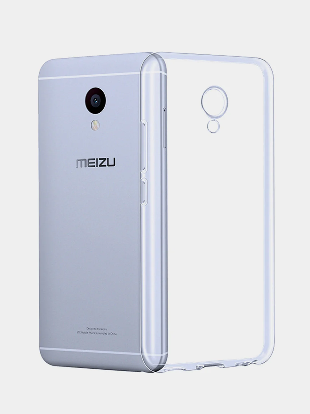 Meizu M5 Note чехол прозрачный силиконовый