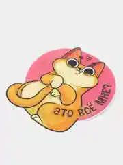 Алый коврик под миску для кошек и собак, 3 вида
