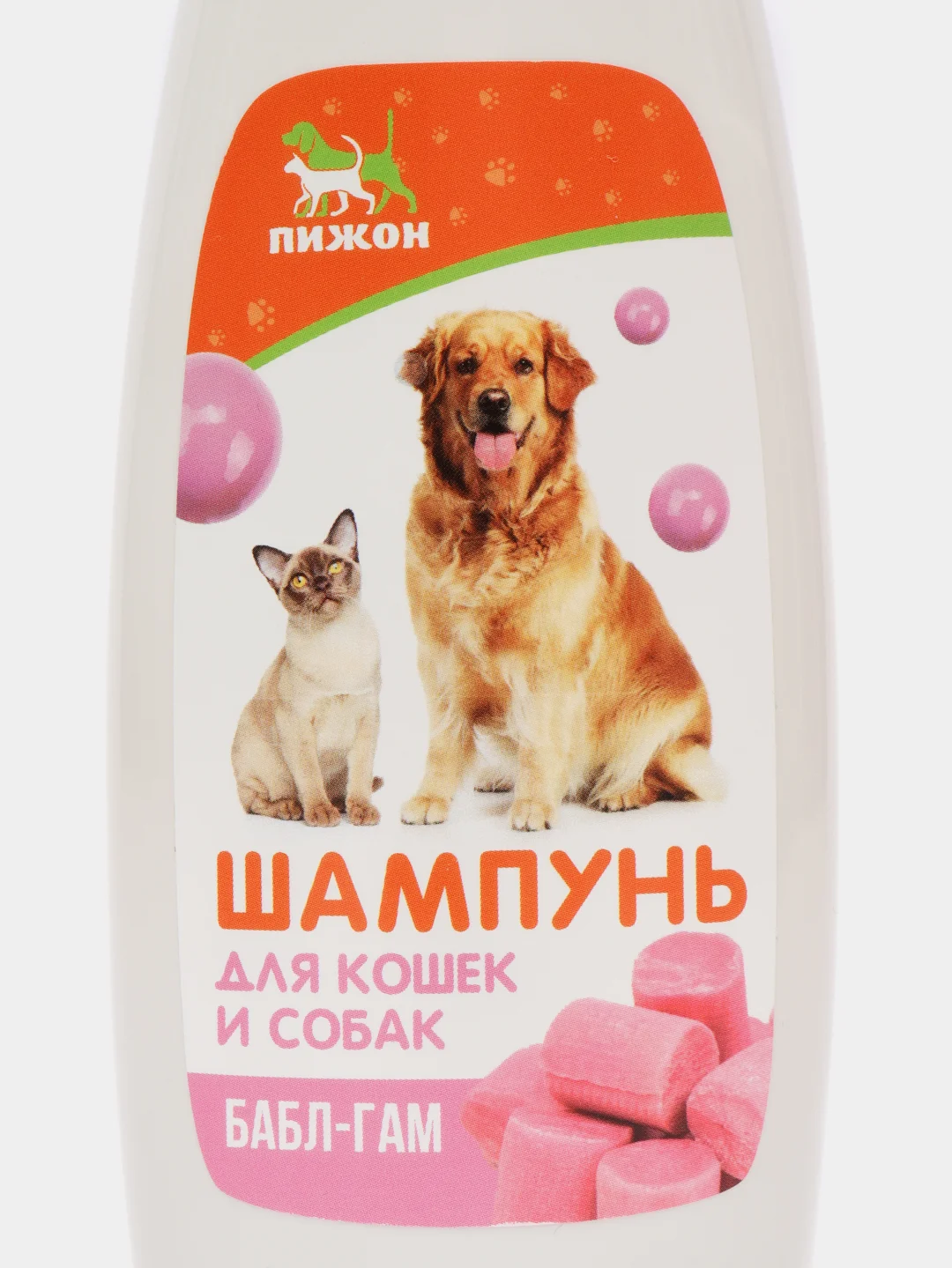 Алый шампунь для кошек и собак, с ароматом Bubble Gum, 250 мл