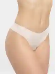 Бежевый трусы женские, бесшовные, стринги