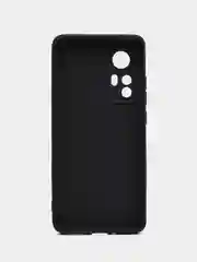 Черный чехол Xiaomi 12, Xiaomi 12X силиконовый (Сяоми 12, 12Х)