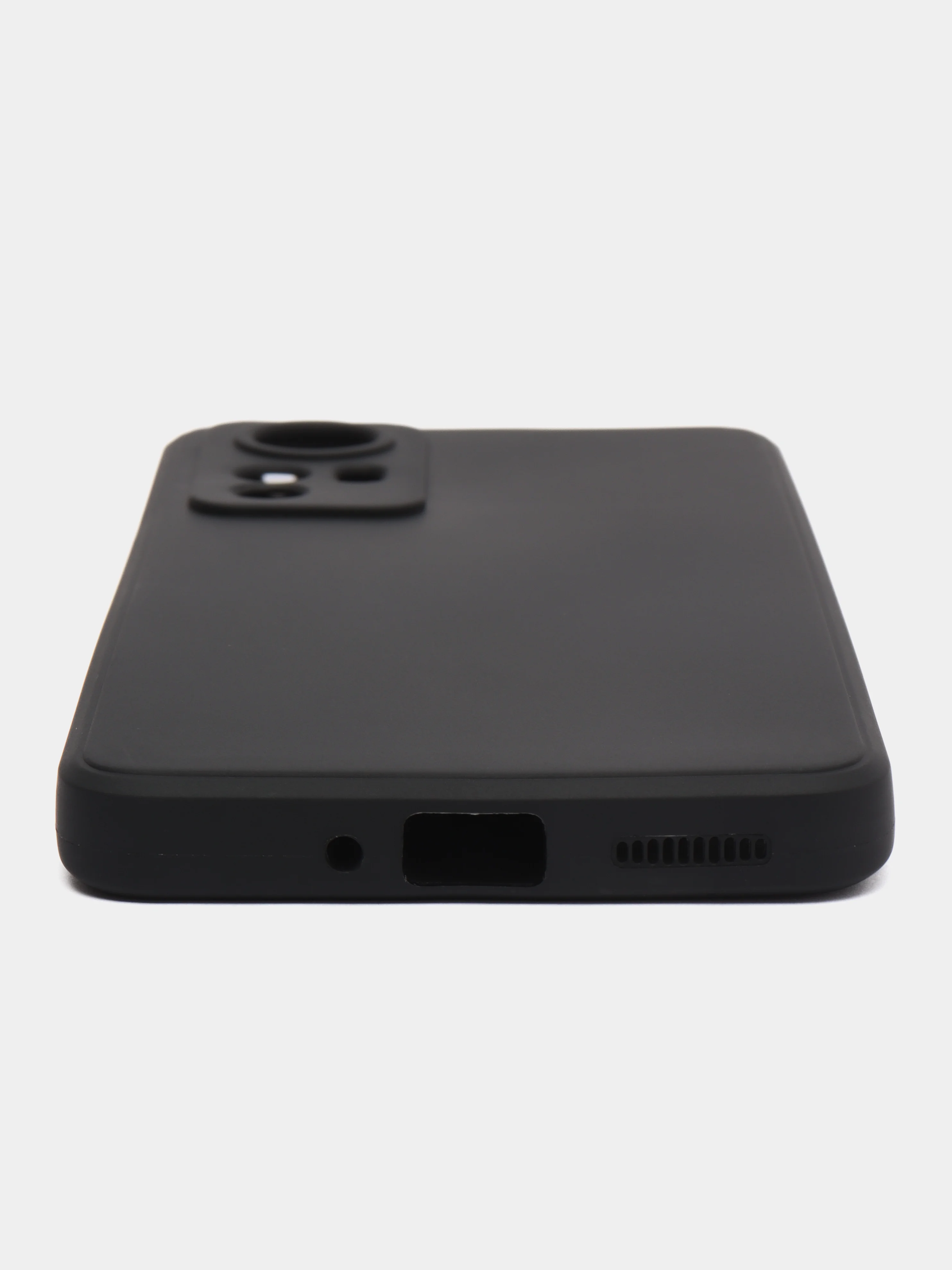 Черный чехол Xiaomi 12, Xiaomi 12X силиконовый (Сяоми 12, 12Х)