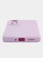 Сиреневый чехол Xiaomi 12, Xiaomi 12X силиконовый (Сяоми 12, 12Х)