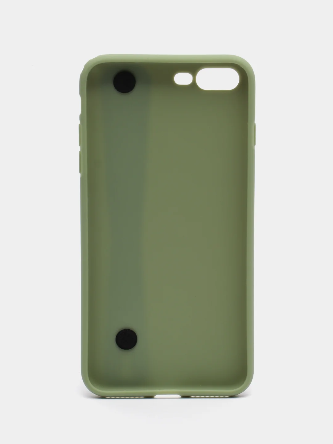 Оливковый чехол для Apple iPhone 7 Plus / 8 Plus силиконовый, с ручкой