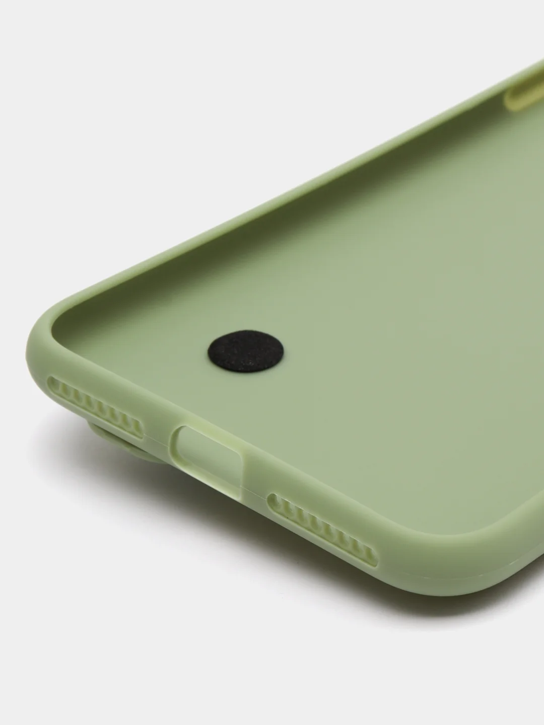 Оливковый чехол для Apple iPhone 7 Plus / 8 Plus силиконовый, с ручкой