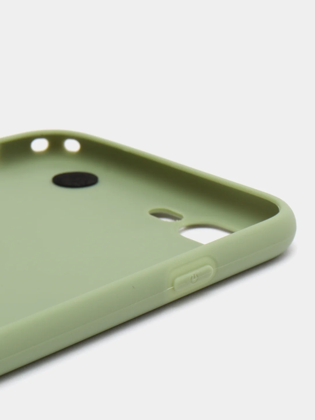 Оливковый чехол для Apple iPhone 7 Plus / 8 Plus силиконовый, с ручкой