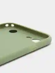 Оливковый чехол для Apple iPhone 7 Plus / 8 Plus силиконовый, с ручкой