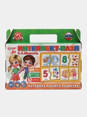 Детская разивающая игра "Пазлы-половинки К. А. Шевелёв", счёт, сравнение, логика
