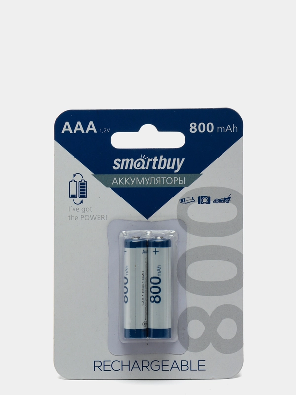Аккумуляторные батарейки 2шт AAA ааа мизинчиковые 600, 800, 950, 1100 mAh R3 NiMh