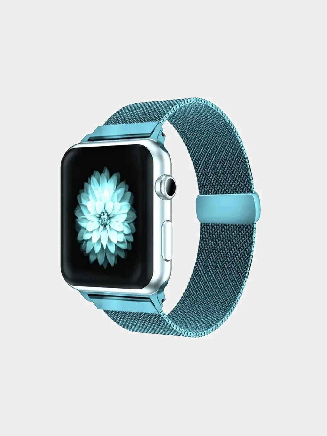 Небесно-голубой ремешок для Apple Watch миланская петля iWatch