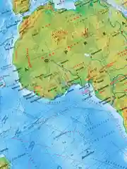 Интерактивная карта Мира физическая, 101 х 66 см, 1:29 млн, ламинированная