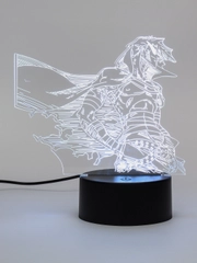 Светильник ночник 3D "Гуррен Лаганн", светодиодная настольная лампа USB