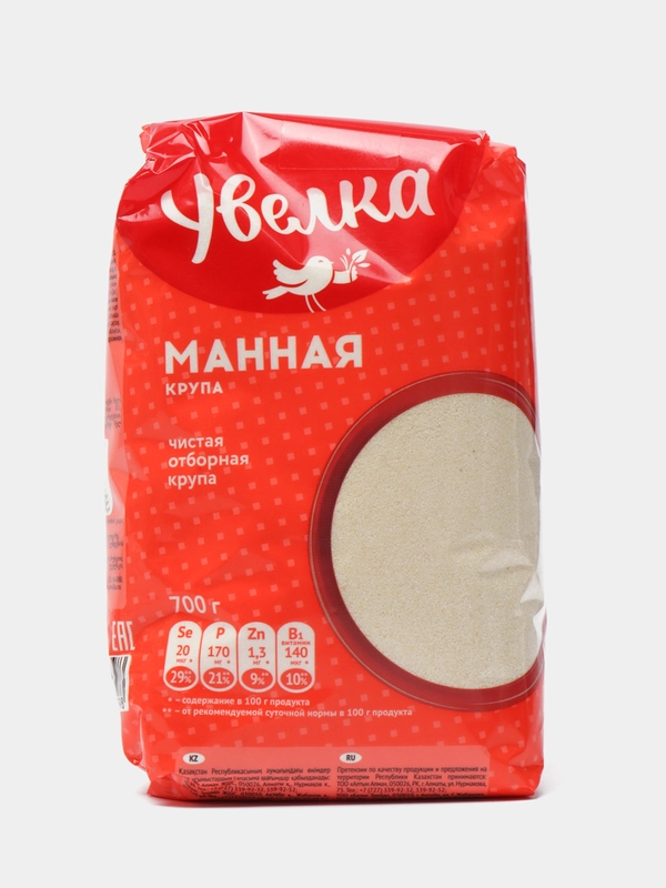 Крупа манная Увелка, 700 г