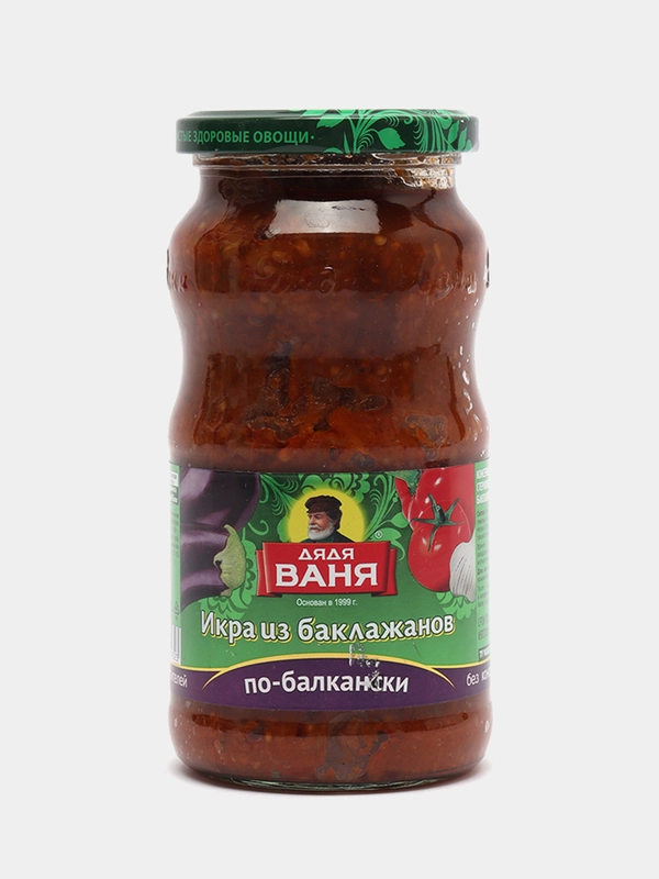Икра из баклажанов по-Балкански "Дядя Ваня", 460 гр