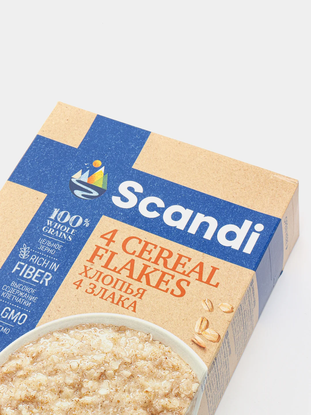 Хлопья Scandi, 4 злака, 0,4 кг