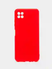 Красный чехол для Samsung A22s / Samsung A22 (5G) цветной матовый