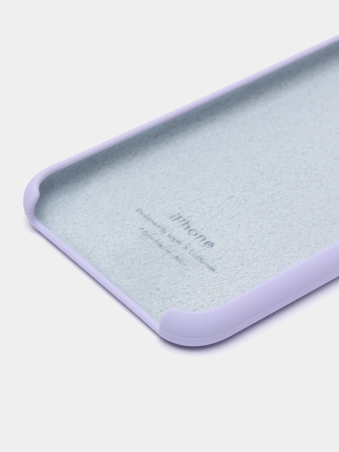 Лавандовый чехол Silicone Case для iPhone (айфон) 7, 8, XS, XR, 11, 12, 13, XS Max, Pro, Max, Plus, силиконовый