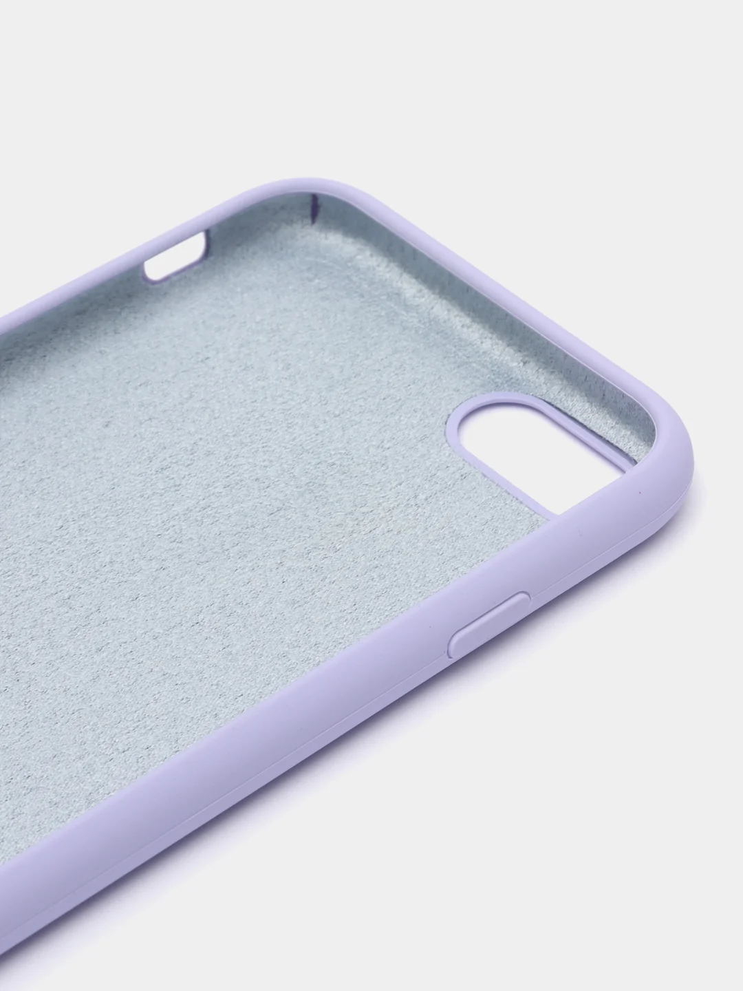 Лавандовый чехол Silicone Case для iPhone (айфон) 7, 8, XS, XR, 11, 12, 13, XS Max, Pro, Max, Plus, силиконовый