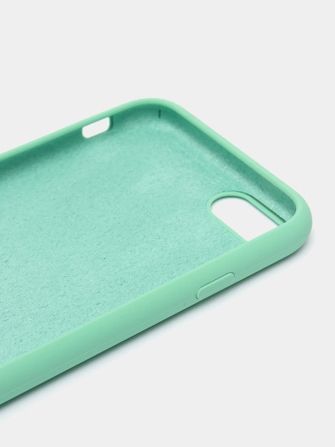 Бирюзовый чехол Silicone Case для iPhone (айфон) 7, 8, XS, XR, 11, 12, 13, XS Max, Pro, Max, Plus, силиконовый
