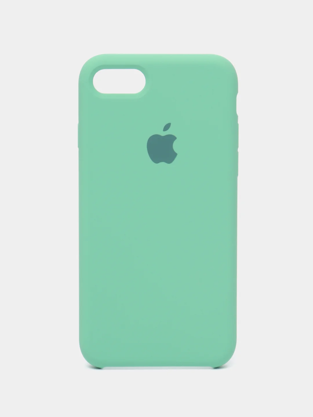 Бирюзовый чехол Silicone Case для iPhone (айфон) 7, 8, XS, XR, 11, 12, 13, XS Max, Pro, Max, Plus, силиконовый