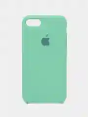 Бирюзовый чехол Silicone Case для iPhone (айфон) 7, 8, XS, XR, 11, 12, 13, XS Max, Pro, Max, Plus, силиконовый