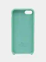 Бирюзовый чехол Silicone Case для iPhone (айфон) 7, 8, XS, XR, 11, 12, 13, XS Max, Pro, Max, Plus, силиконовый