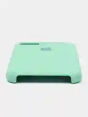 Бирюзовый чехол Silicone Case для iPhone (айфон) 7, 8, XS, XR, 11, 12, 13, XS Max, Pro, Max, Plus, силиконовый