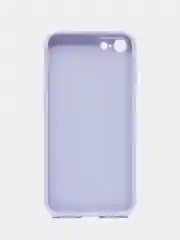 Синий силиконовый чехол с защитой камеры для iPhone 7, 8, 13/Pro/Max,с рисунком из органического стекла