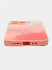 Алый силиконовый чехол с защитой камеры для iPhone 7, 8, 13/Pro/Max,с рисунком из органического стекла