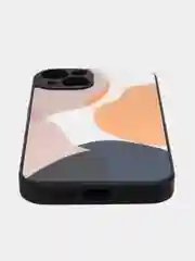 Светло-коричневый силиконовый чехол с защитой камеры для iPhone 7, 8, 13/Pro/Max,с рисунком из органического стекла