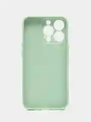Салатовый силиконовый чехол с защитой камеры для iPhone 7, 8, 13/Pro/Max,с рисунком из органического стекла