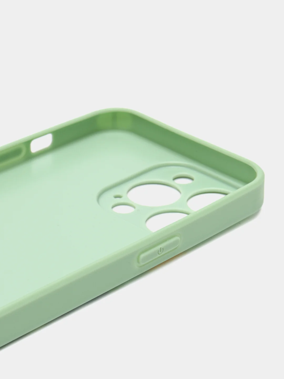 Салатовый силиконовый чехол с защитой камеры для iPhone 7, 8, 13/Pro/Max,с рисунком из органического стекла