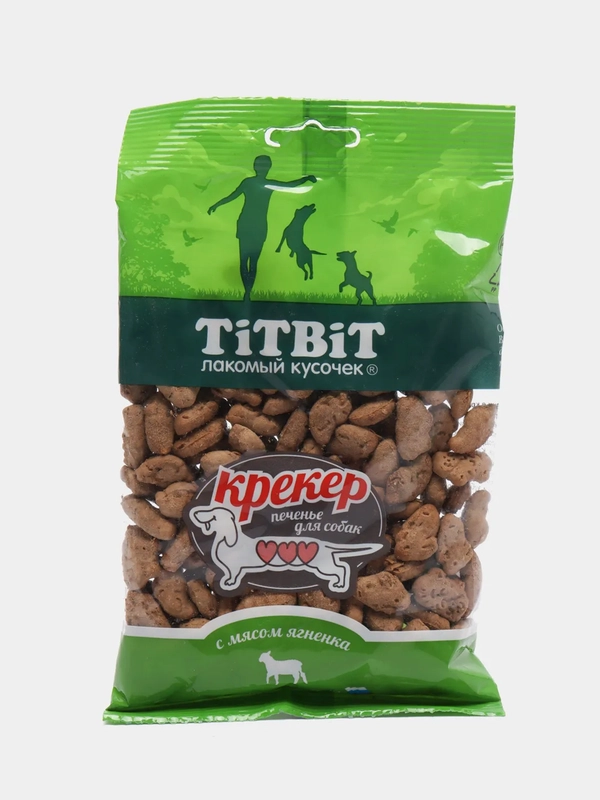 Лакомства для собак TiTBiT "Крекер с мясом ягненка", 100 г