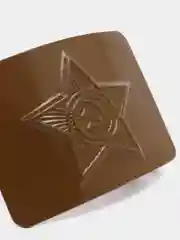 Коричневый бляха армейская СССР, защитный цвет