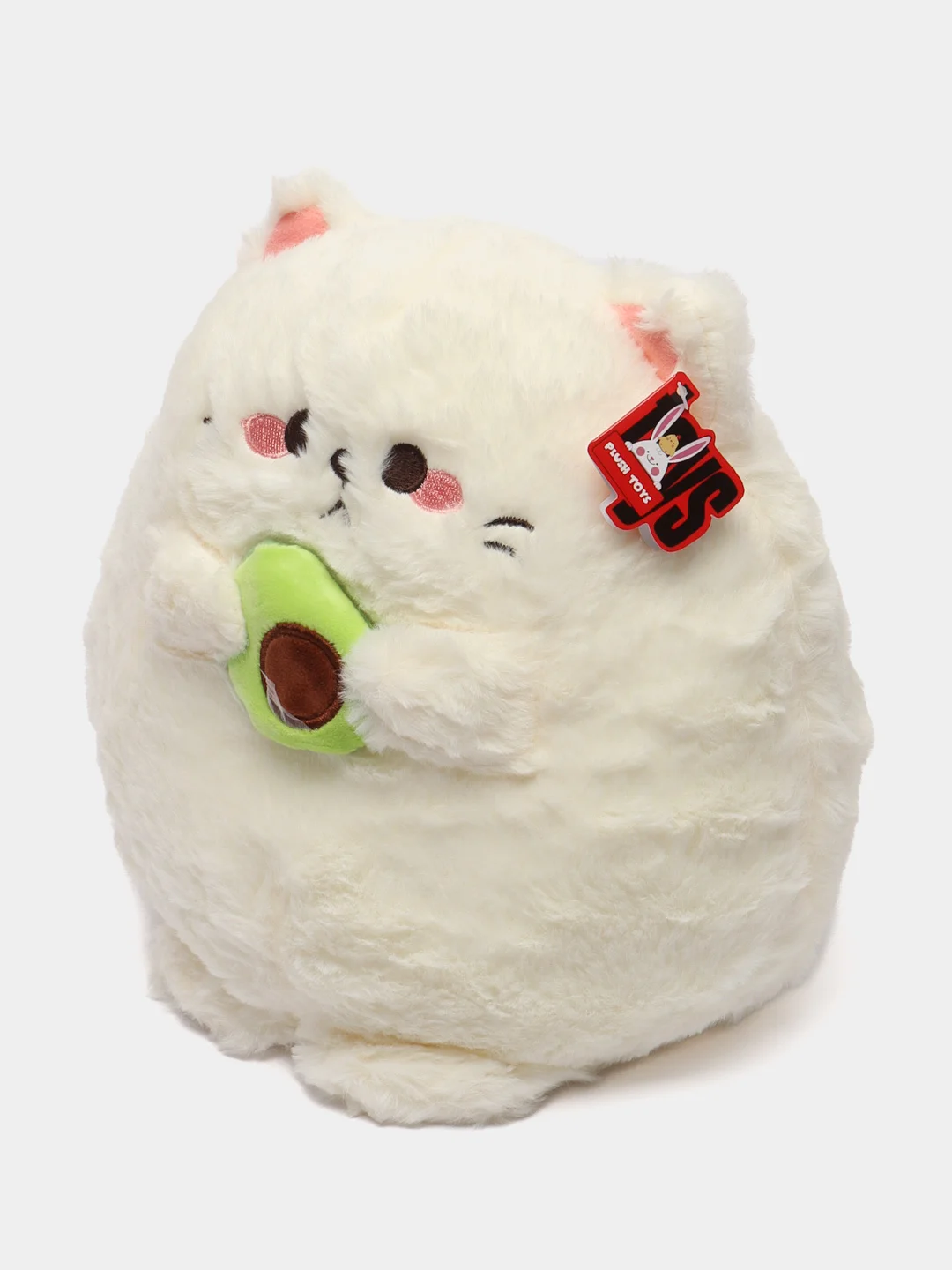 Мягкая игрушка "Котик с авокадо", 25 см