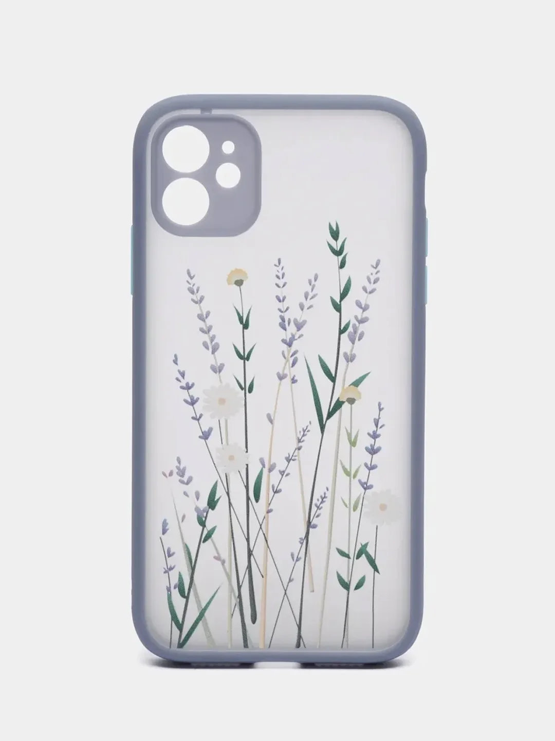 Мятный чехол на Айфон (iPhone) 11, XR, 7, 8 Plus, SE, 12, 13, 14, 15 Pro Max, пластиковый