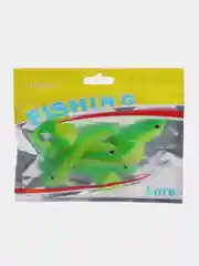 Зеленый приманка силиконовая для рыбалки, 3 D глаза, 10,5 см, 6,2 грамм