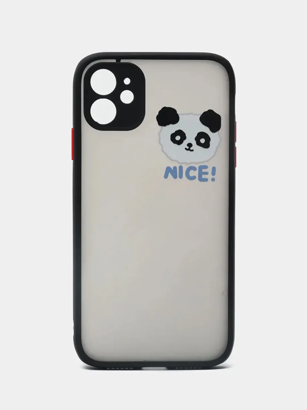 Черный чехол на Айфон (iPhone) 11, XR, 7, 8 Plus, SE, 12, 13, 14, 15 Pro Max, пластиковый