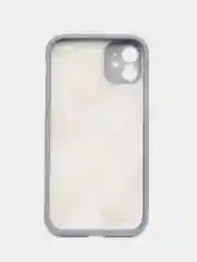 Оранжевый чехол на Айфон (iPhone) 11, XR, 7, 8 Plus, SE, 12, 13, 14, 15 Pro Max, пластиковый