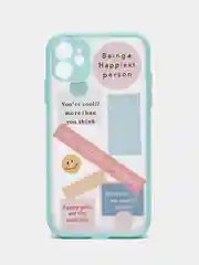 Мятный чехол на Айфон (iPhone) 11, XR, 7, 8 Plus, SE, 12, 13, 14, 15 Pro Max, пластиковый